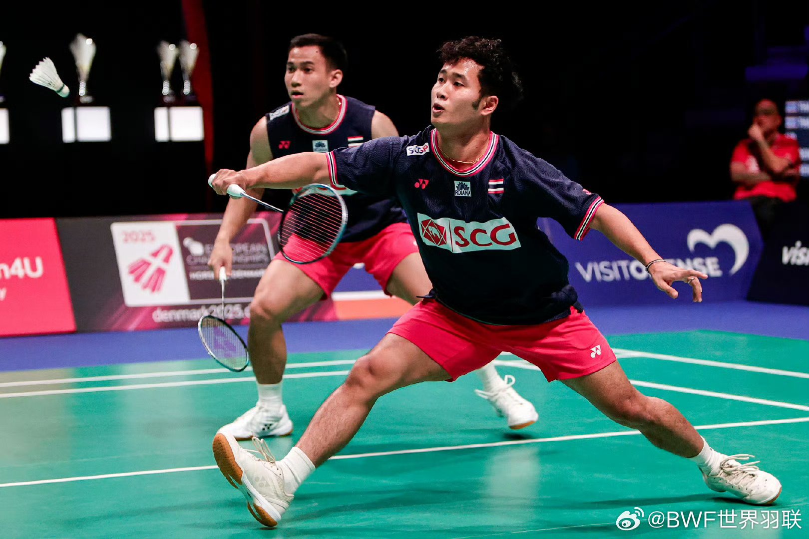 印度羽毛球队鏖战泰国羽毛球队，安赛龙统治全场